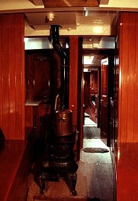 Interior Fittings in Victorian yacht SV 'Marigold'