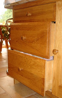 Drawer pack in oak